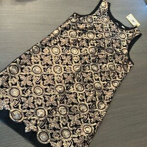 Chelsea & Violet Stunning black and gold sequins dress